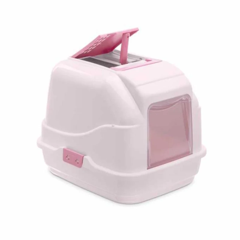 IMAC Easy Cat Hooded Toilets Color Pink