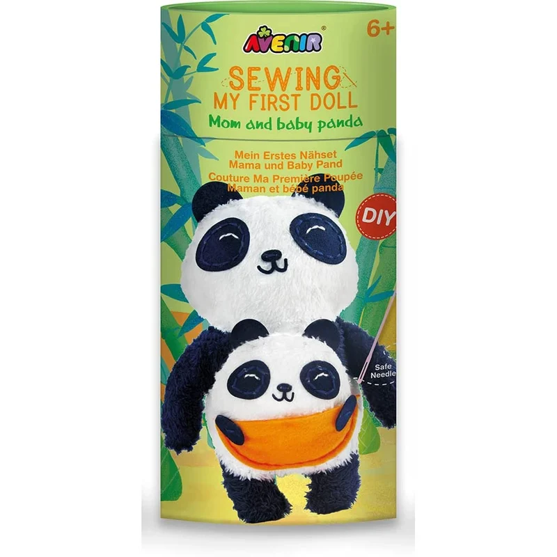 Avenir - Sewing My First Doll - Mom and Baby Panda