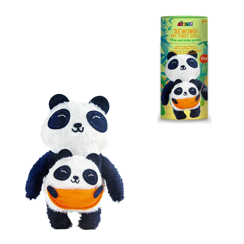 Avenir - Sewing My First Doll - Mom and Baby Panda