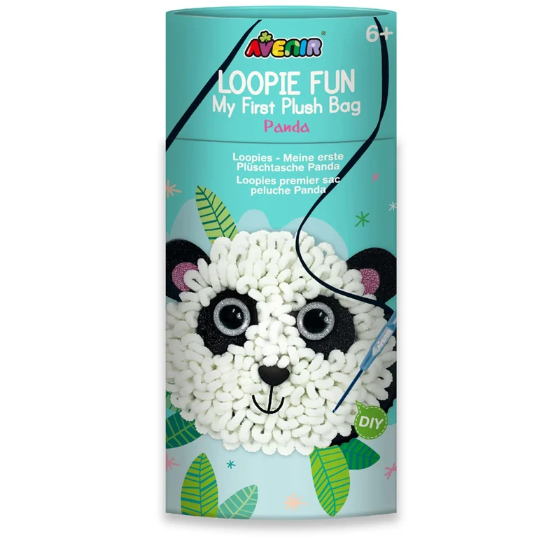 Avenir - Loopie Fun My First Plush Bag Panda