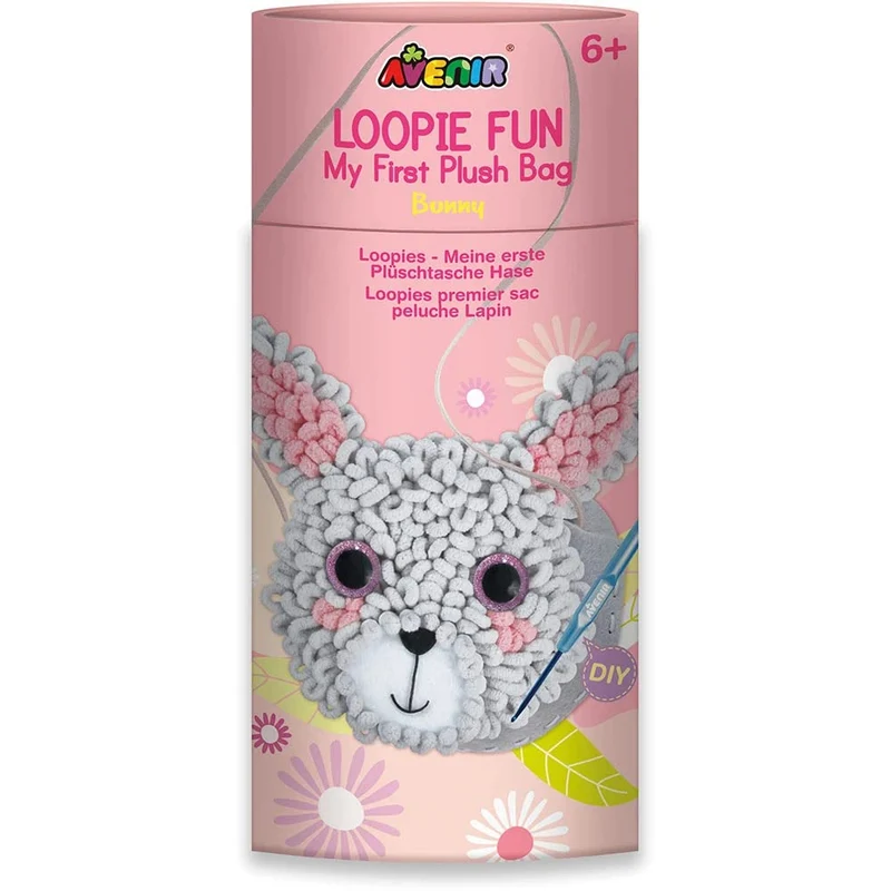 Avenir - Loopie Fun My First Plush Bag Bunny