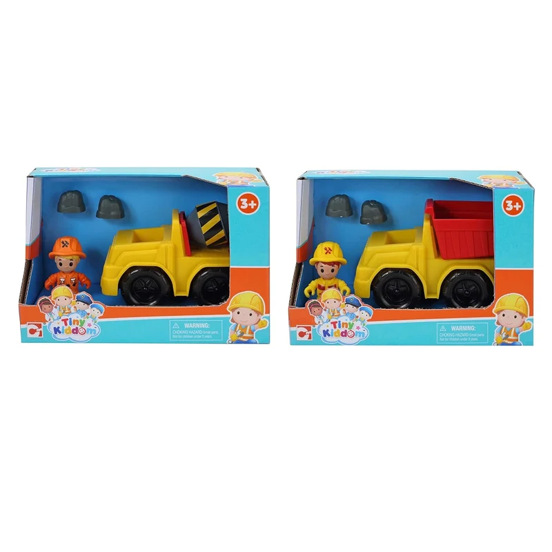 Tiny Kiddom Building Kids Construction Buggy Playset