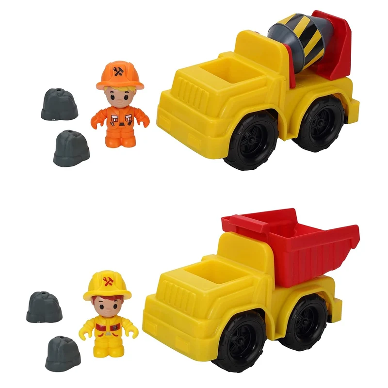 Tiny Kiddom Building Kids Construction Buggy Playset