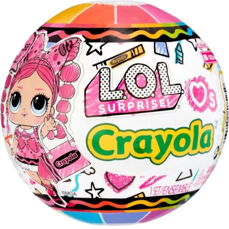 LOL Surprise Loves Crayola Tots Assorted