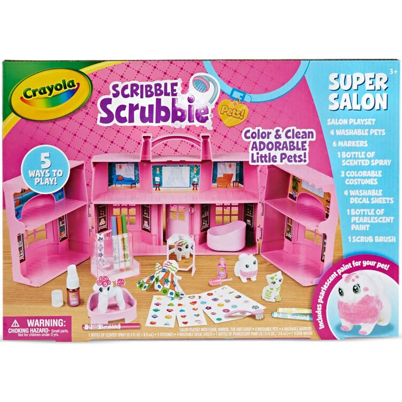 Crayola Scribble Scrubbie Pets Super Salon