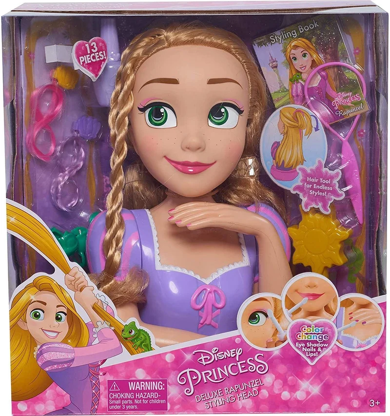 Disney Princess Deluxe Rapunzel Styling Head (JP-87362)
