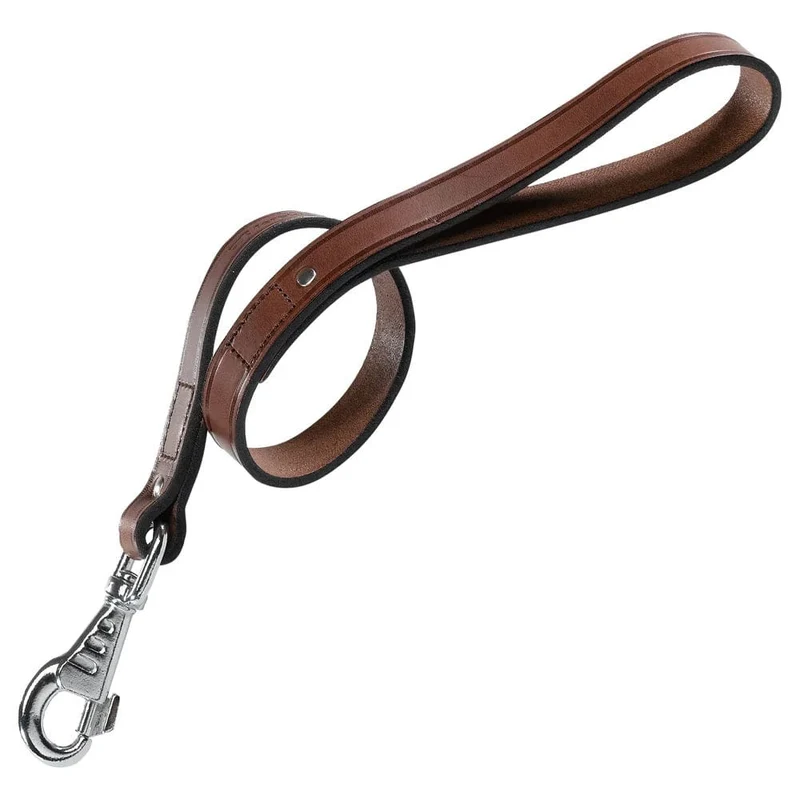 Ferplast VIP GM Bull Leather Dog Short Leash GM20/40 - Brown