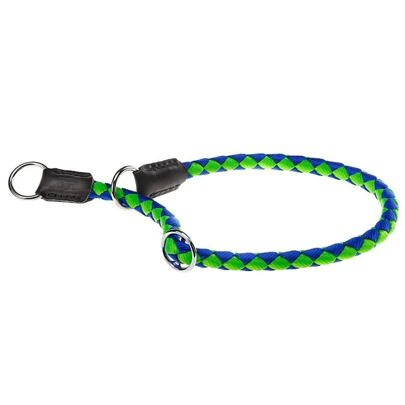 Ferplast Twist CS12/35 Nylon Dog Semi - Strangling Collar - Blue