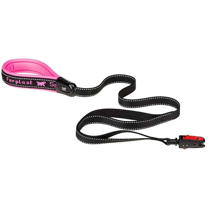 Ferplast Sport Dog Matic G Padded Dog Leash G20/120 - Fuchsia