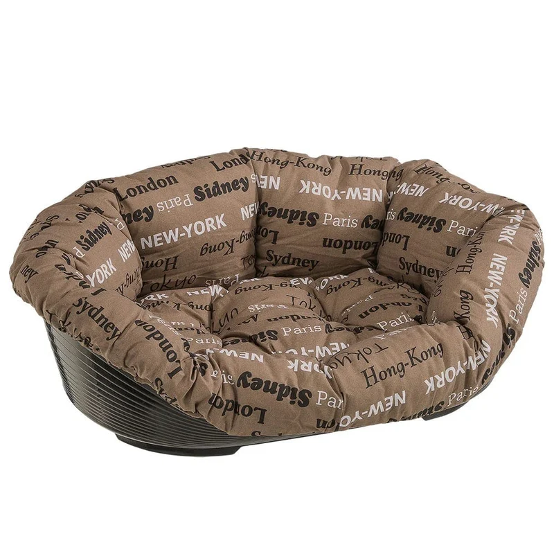 Ferplast Sofa Plastic Bed - Brown - Size 12