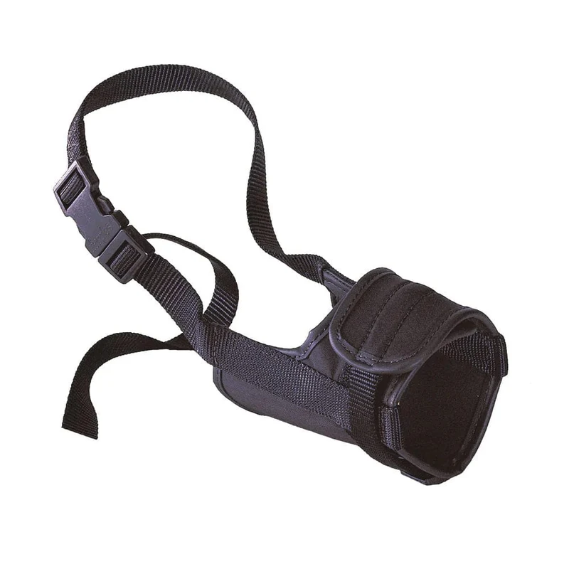 Ferplast Adjustable Padded Dog Muzzle Safe - Extra Large/Black