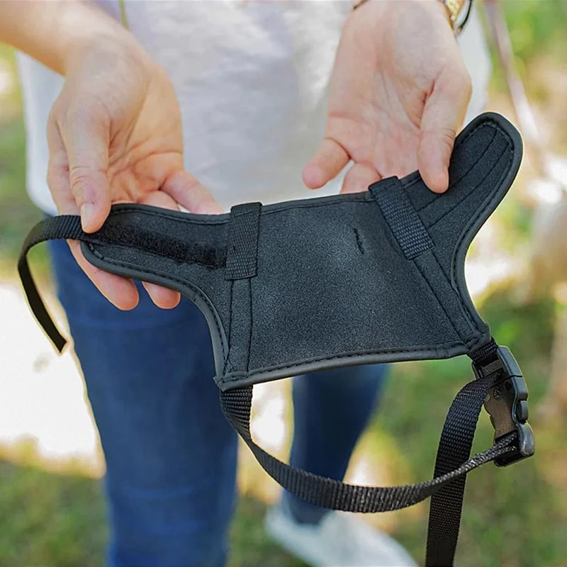 Ferplast Adjustable Padded Dog Muzzle Safe - Extra Large/Black