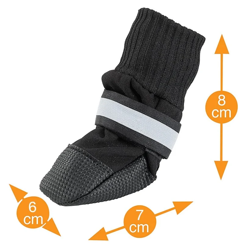 Ferplast Protective Dog Shoes - Black - Small