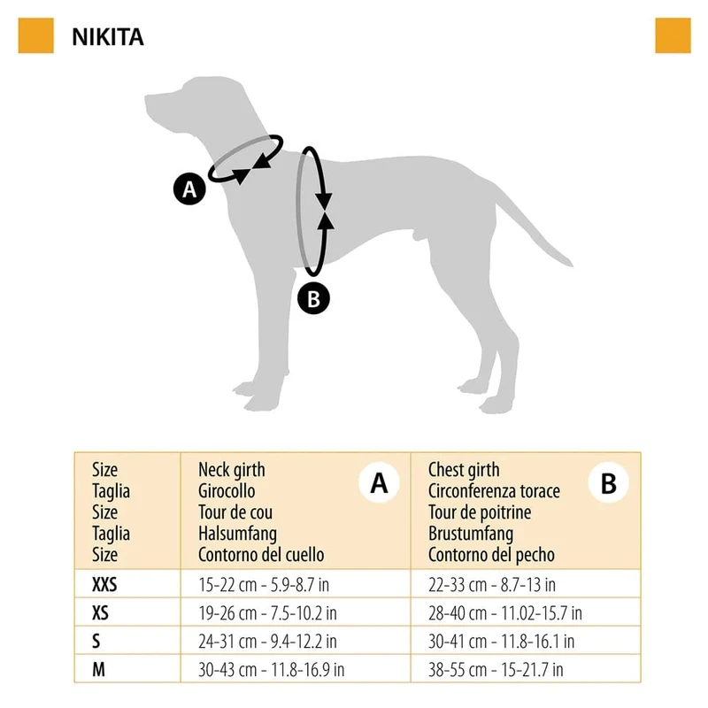Ferplast Nikita P Harness - Black - Medium