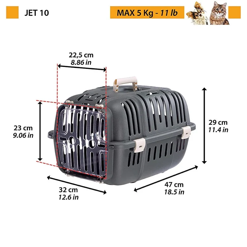 Ferplast Carrier Jet 10 - Grey