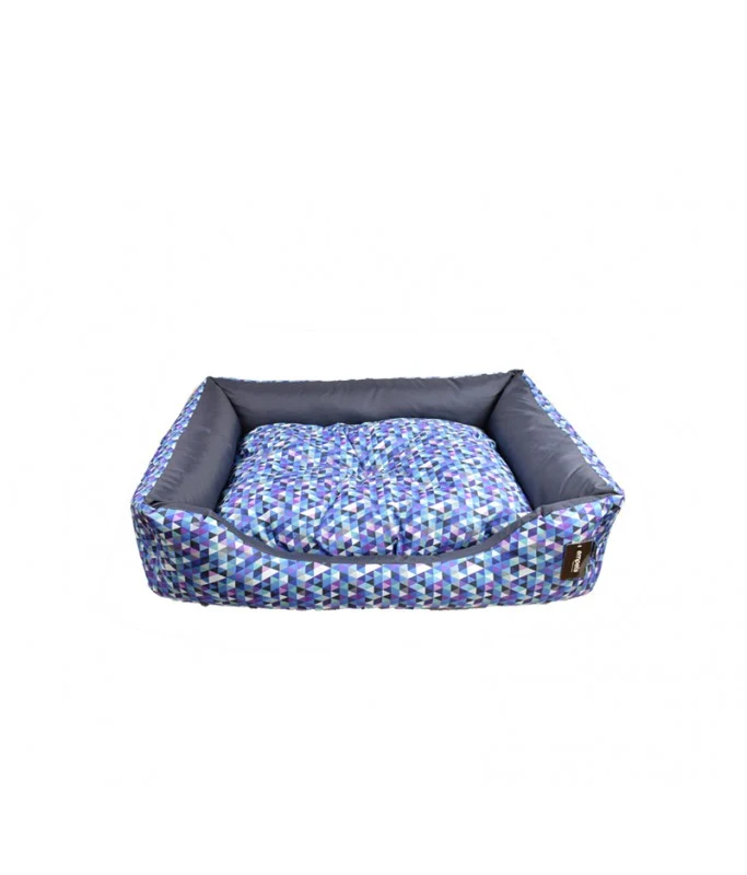 Empets Couch Bed Modern, Printed Blue
