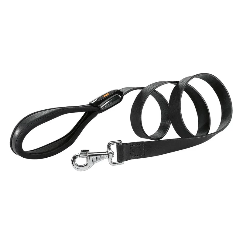 Ferplast Giotto G20/120 Dog Leather Leads, Black