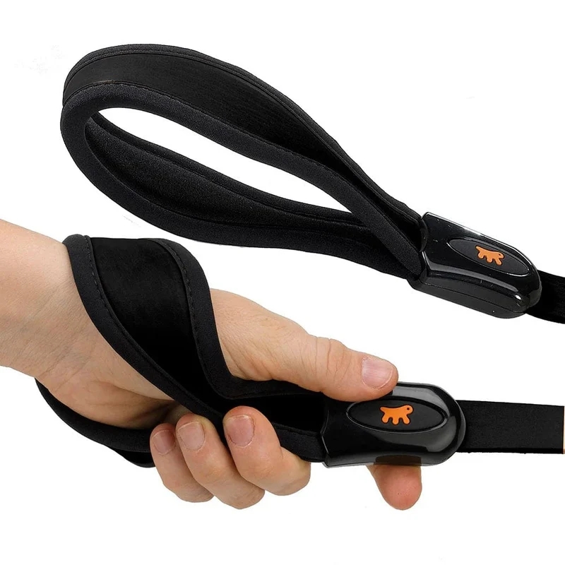 Ferplast Giotto G20/120 Dog Leather Leads, Black