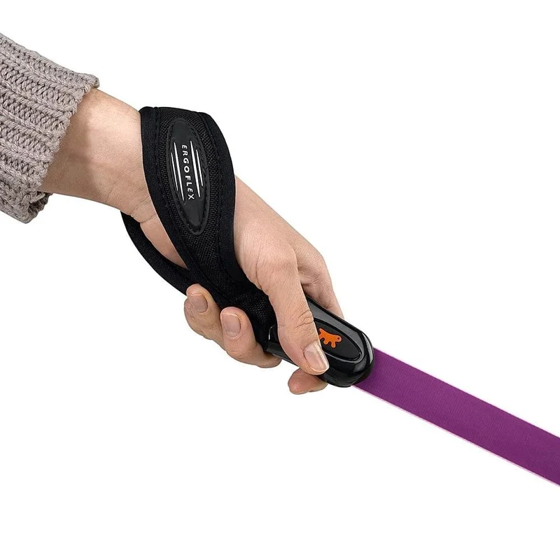 Ferplast Ergoflex GM Techno Dog Leash - Violet