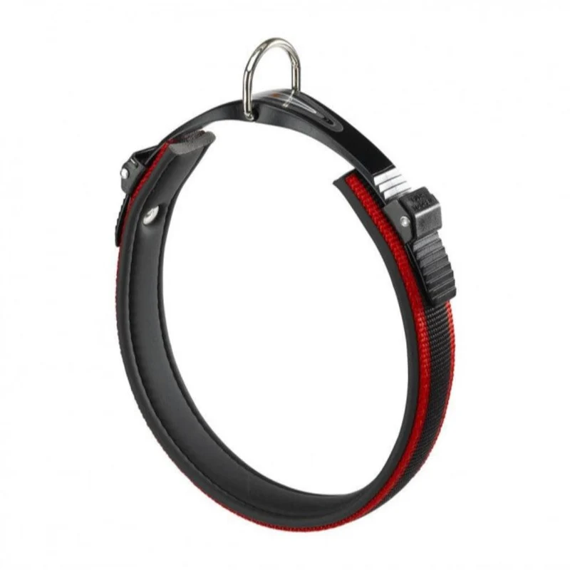 Ferplast Ergocomfort Dog Collar with micro-regulating system Maroon