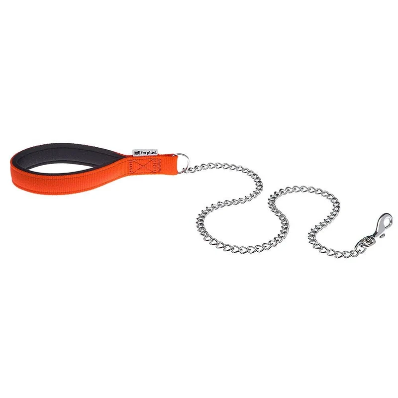 Ferplast Daytona GM25/100 Chrome Leash - Orange
