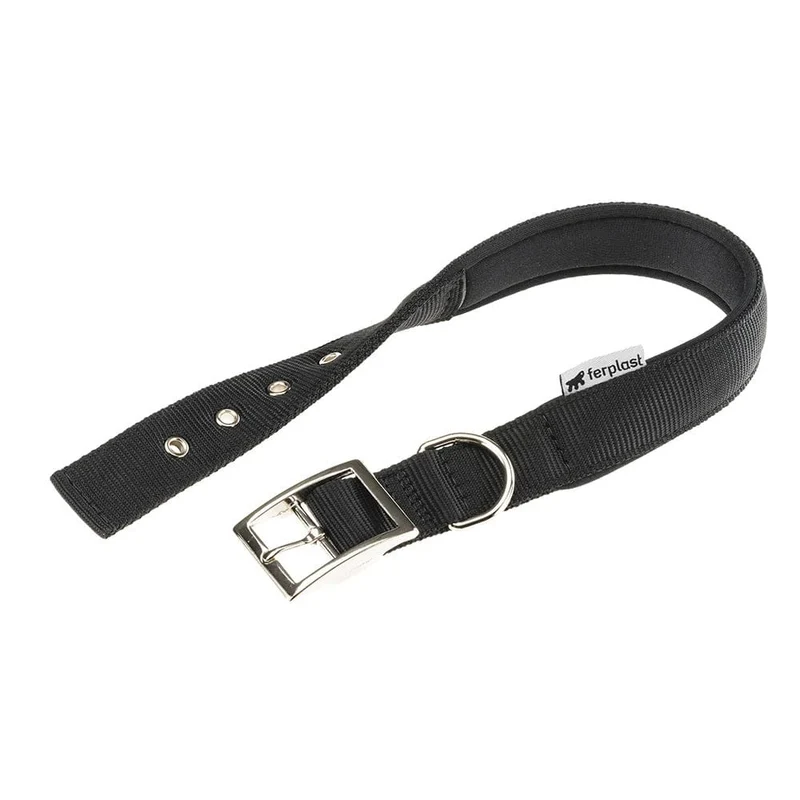 Ferplast Daytona C40/69 Nylon Dog Collar - Black