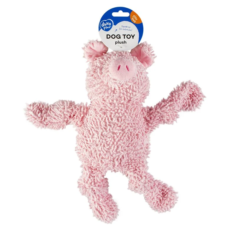 Duvo+ Plush Pig Moppy Pink