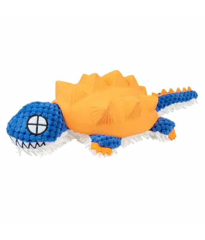Duvo+ Plush & Latex Armadillo orange/blue