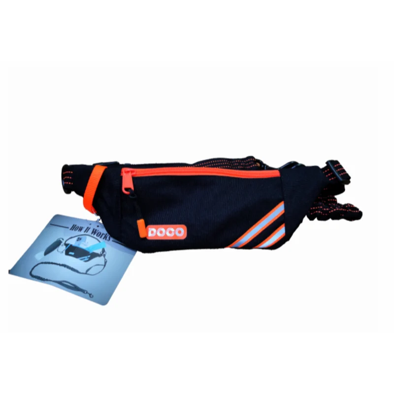 DOCO® Lite Reflective Jogging Belt W/Reflective Bungee Leash