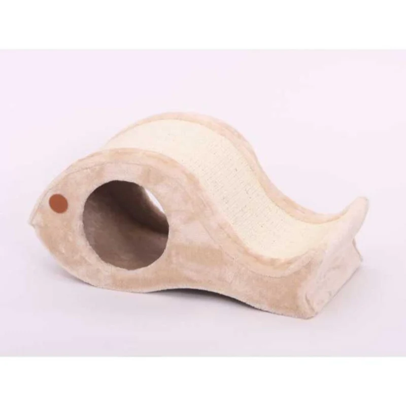 Catry Fish Shape Cat Tree With Scratcher