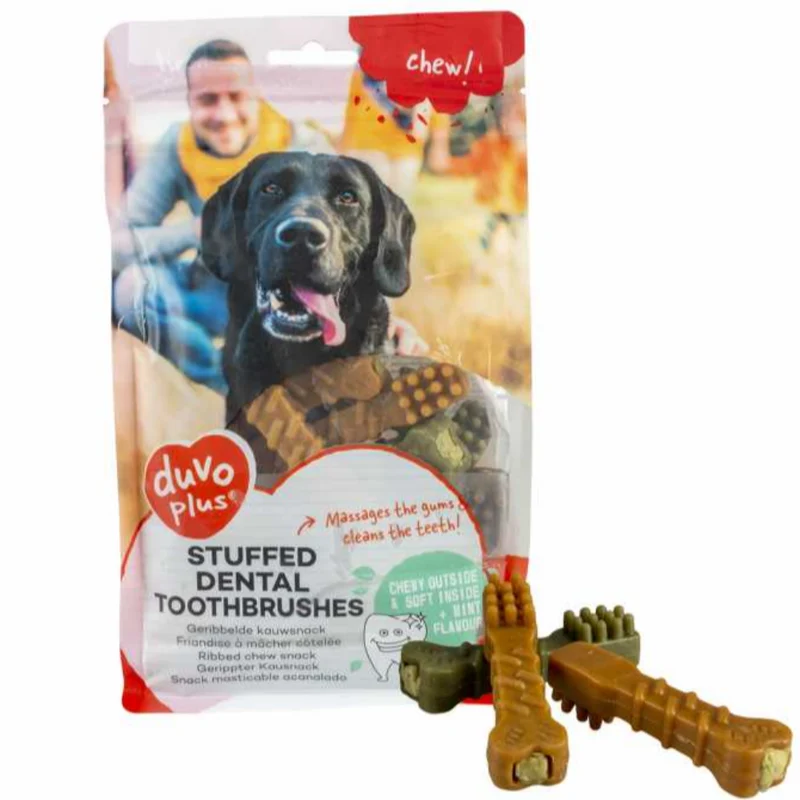 Duvo+ Chew! Stuffed Dental Toothbrushes 20pcs 8cm