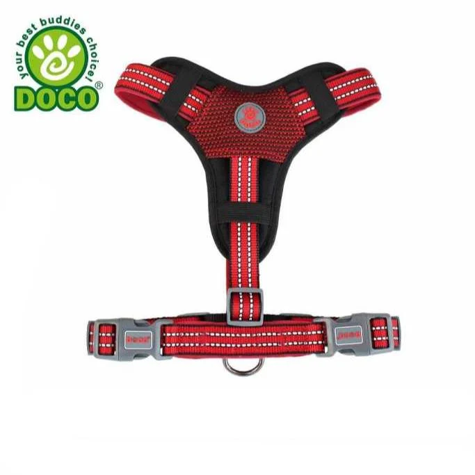 DOCO VARIO Chest Plate Harness Neoprene Red XL