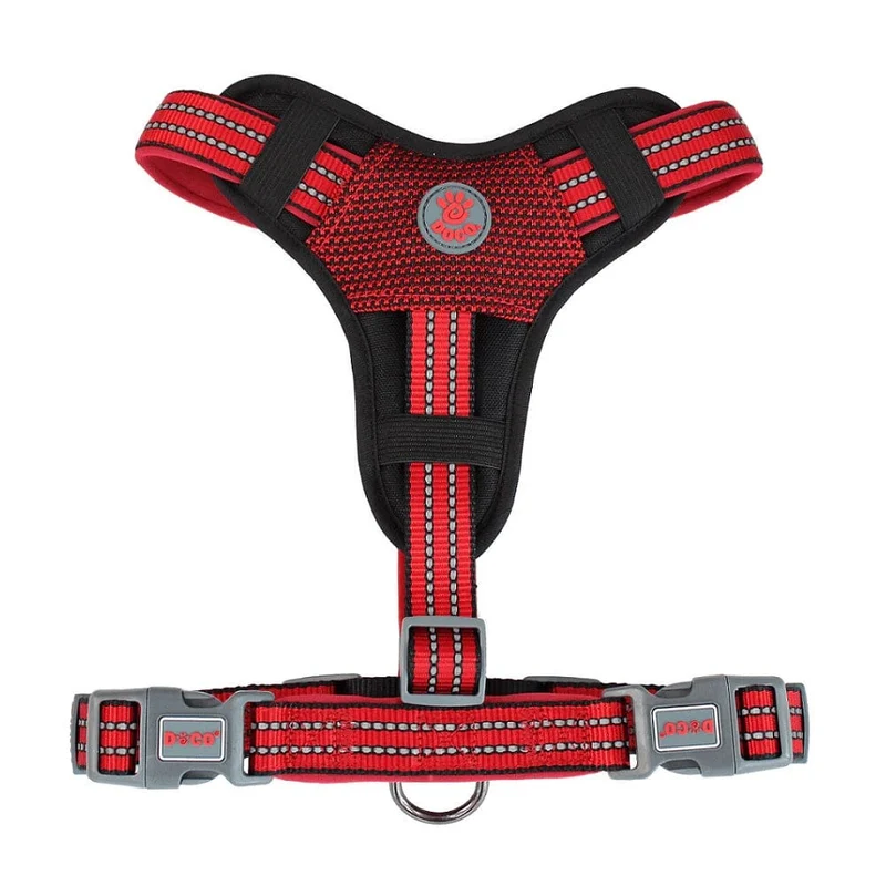 Doco® Vario Chest Plate Harness w/Neoprene - Red - Large