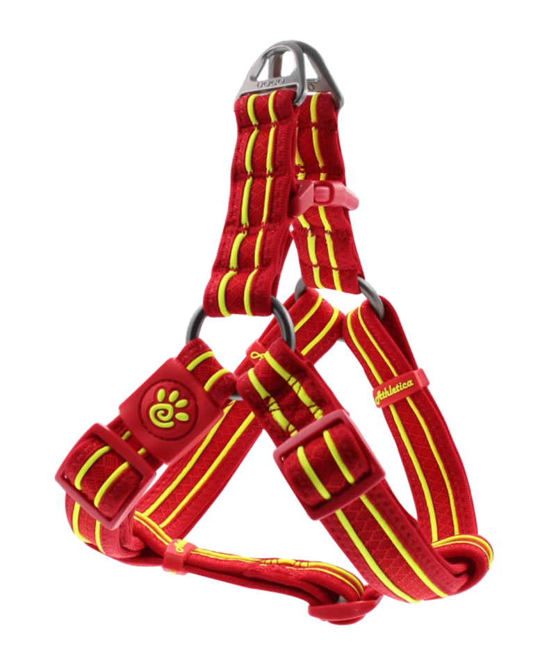 Doco Solar Mesh Step In Dog Harness L, Red