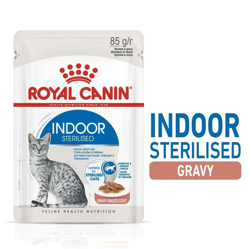 Royal Canin FHN Feline Health Nutrition Indoor Wet Cat Food 12x85gm