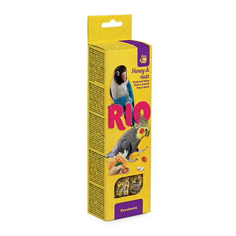 RIO Sticks for Parakeets with Honey and Nuts 2x75gm