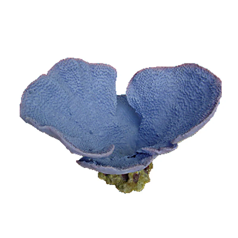 Nature's Image Turbinaria Mesenterina Blue Bowl Replica Coral 17.5x13x12"
