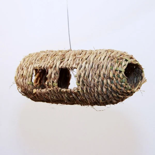 MRPetCraft Small Animal House Round 6 Doors Straw