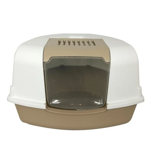MP Bergamo Toilet Ariel Corner Litter Tray & Scoop for Cats Assorted Colors