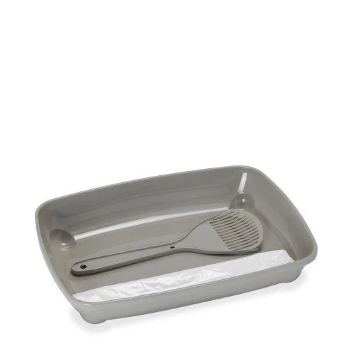 Moderna Tray With Scoop&Bag 37cm Grey