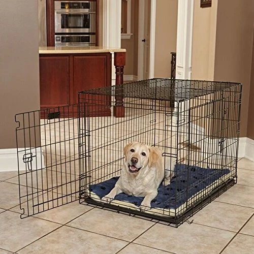 MidWest QuietTime Reversible Paw Print Fleece Pet Bed 54inch