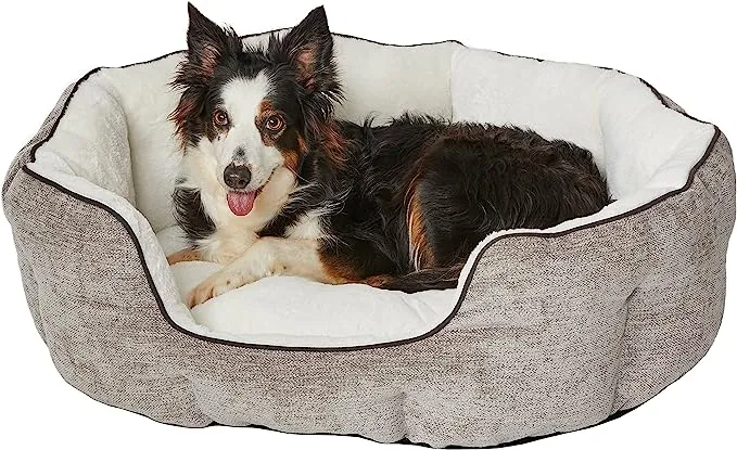 Midwest QuietTime Deluxe Taupe Tulip Bed Medium 28.7x13.2x33.4inch