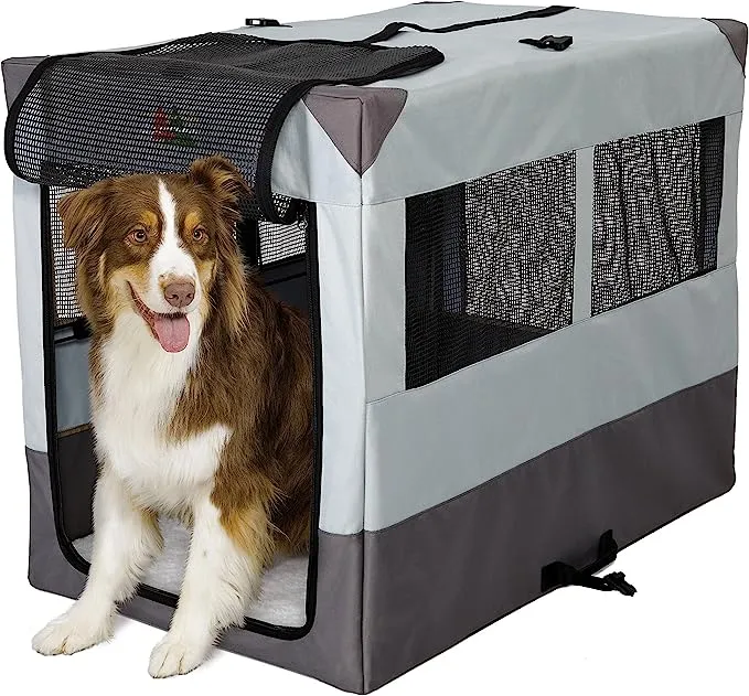 Midwest Portable Tent Crate Large Grey / Black 42inch