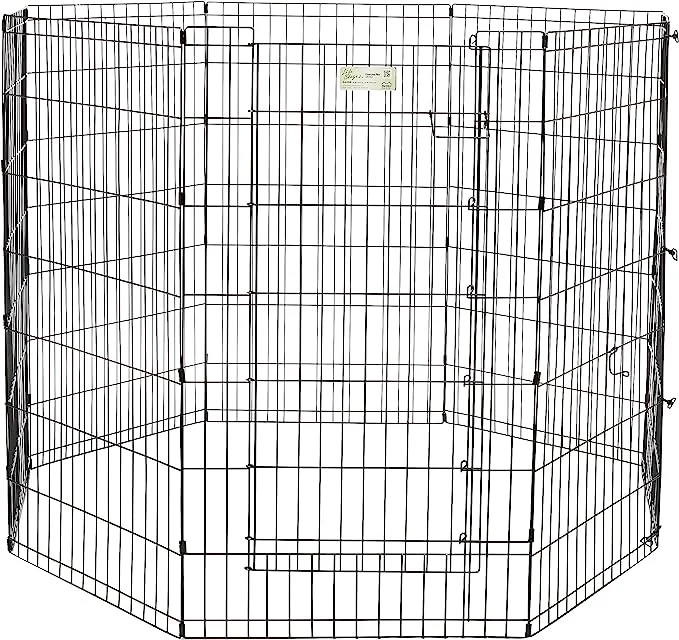 Midwest Exercise Pen Black 42inch