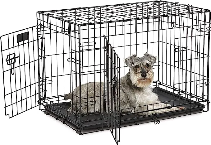 Midwest Crate Life Stages Double Door Black 30inch