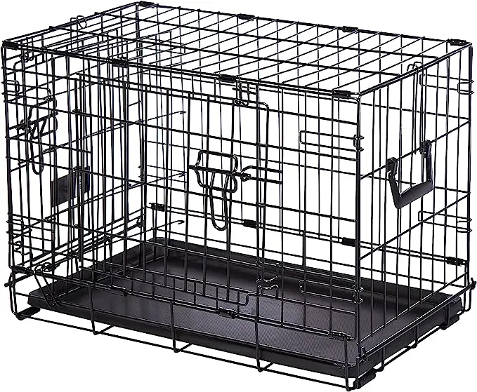 Midwest Crate Life Stages Double Door Black 22inch