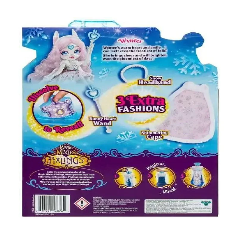 Magic Mixies Pixlings SGL Pack Doll White Bunny