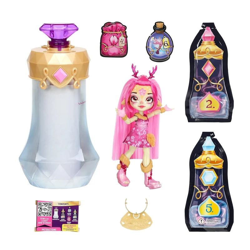 Magic Mixies Pixlings Deerlee The Deer Pink