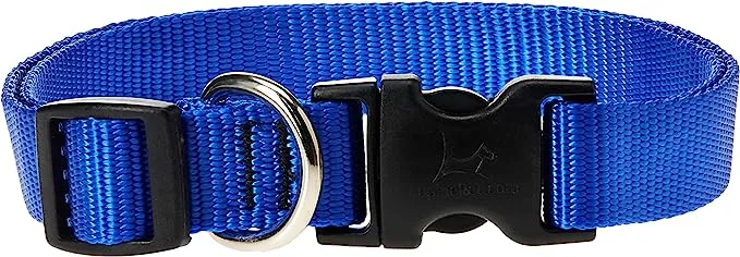 LupinePet Dog Collar 9-14" Blue 3/4"