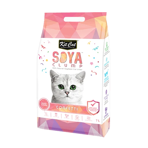 Kit Cat Soya Clump Soybean Litter Confetti 7L